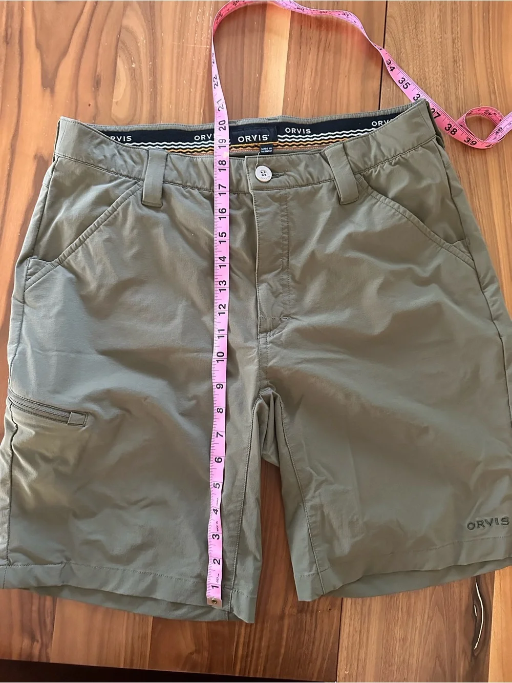 Orvis Men's Olive Quick-Dry Shorts